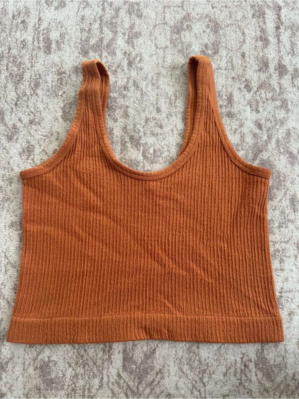 Out from under Ribbed Knit Tank Top - Rust - Picture 3 of 4